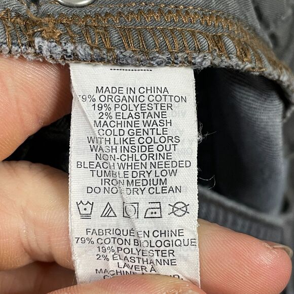 Prana Jeans Mens 32x34 Gray Bridger Slim Fit Dark Wash Denim Stretch Outdoor - Picture 6 of 16